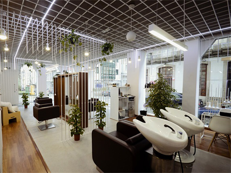 杭州纖美理發店裝修設計案例