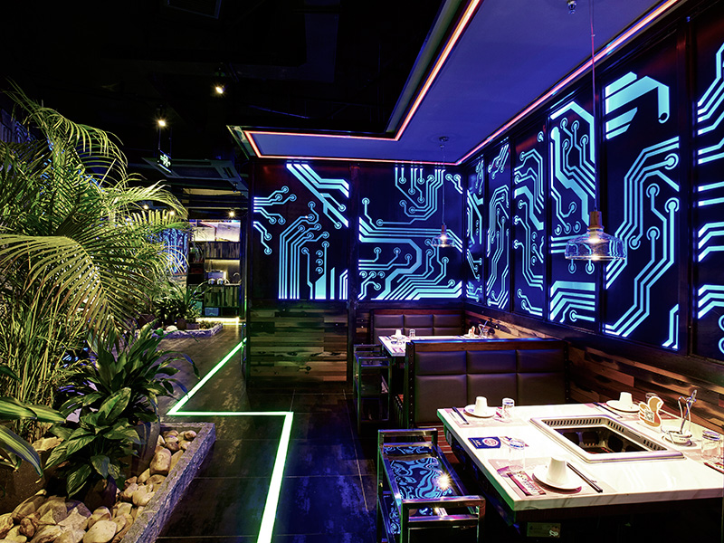 重慶留一手火鍋店裝修設計案例