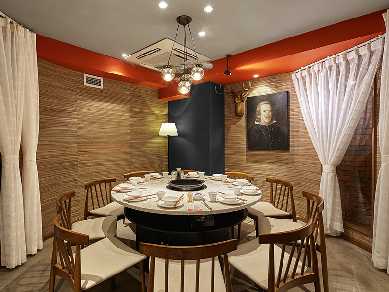 杭州680平新中式火鍋店裝修設計案