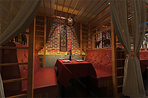 簡約現(xiàn)代餐廳裝修設計全景效果圖